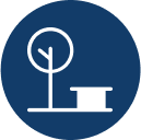 Благоустроенная внутренняя и прилегающая территория