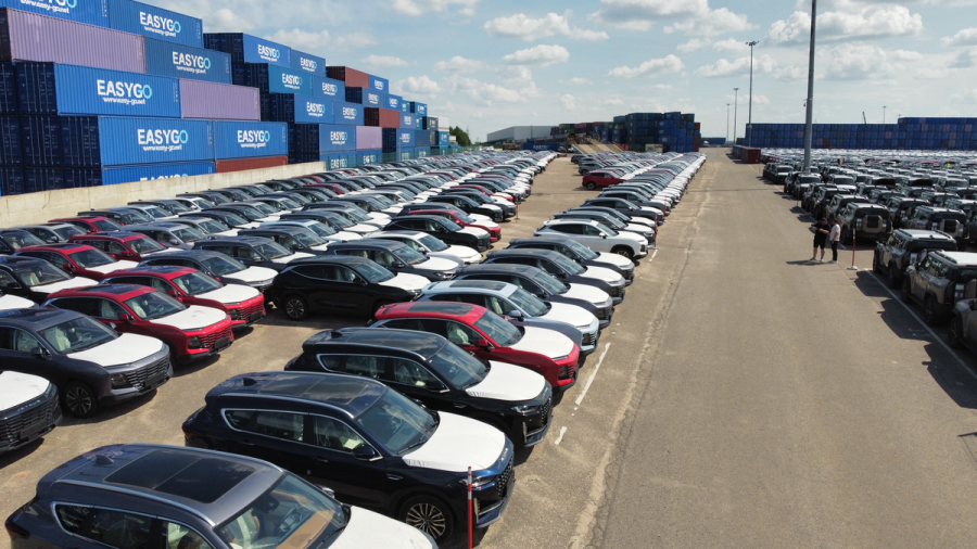 Выгрузка и хранение авто